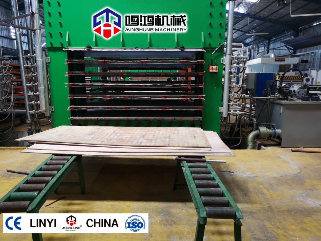 Melamine Plywood Hot Press Machine with Stainless Steel Plate
