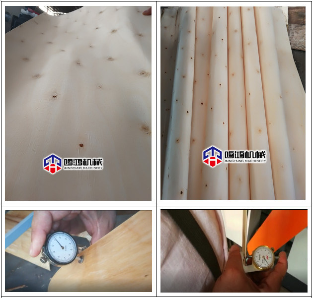 Holzbearbeitungs-Sperrholz, das Furnier-Schäl-Rotationsschneidemaschine herstellt